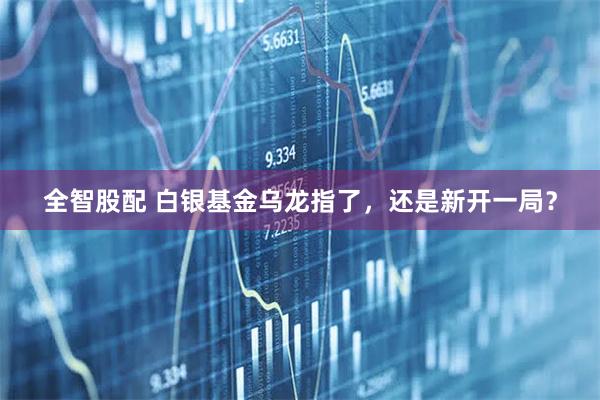 全智股配 白银基金乌龙指了，还是新开一局？